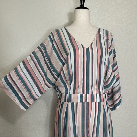 NWOT Roxy Run the Road 3/4 Sleeve Midi Dress - Picture 4 of 13
